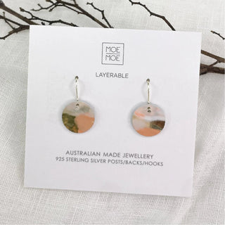 Kiasmin Sunset Small Circle Drop