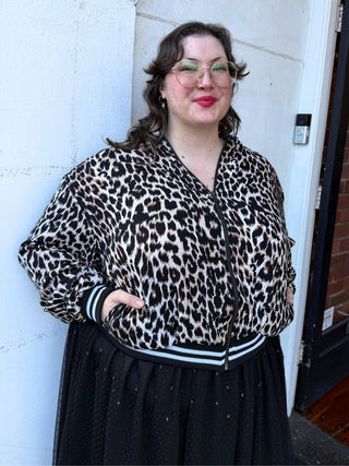 Leopard Print Sukajan Bomber (no patch)