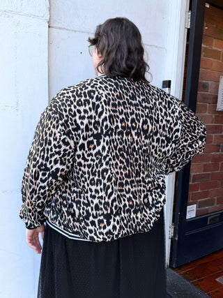 Leopard Print Sukajan Bomber (no patch)