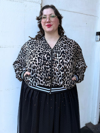 Leopard Print Sukajan Bomber (no patch)