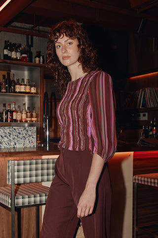 Long Play Shirr Thing Top