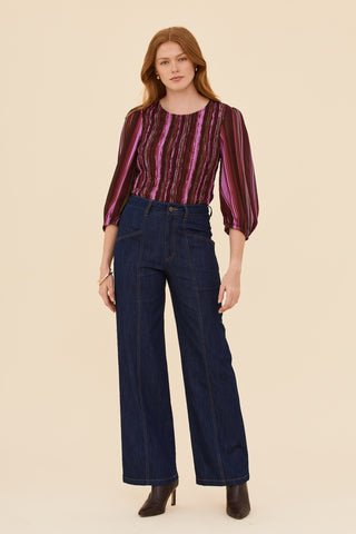 Long Play Shirr Thing Top
