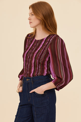 Long Play Shirr Thing Top