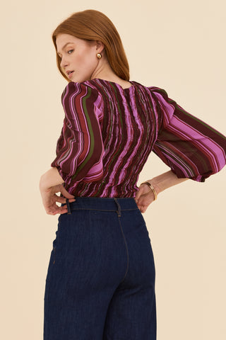 Long Play Shirr Thing Top