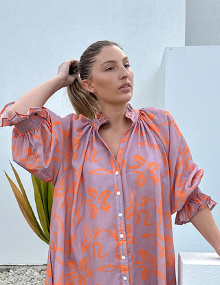 Mandarin Blush Blouse