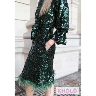 Mindy Sequin Shift Dress