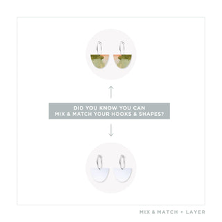 Kiasmin Aura Small Bell Hoop Earrings