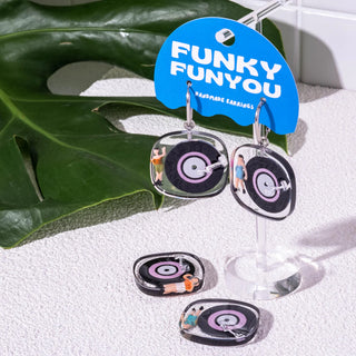 Music Lovers Just Vinyl Earrings