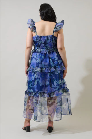 Mylie Organza Truth Tiered Maxi Dress