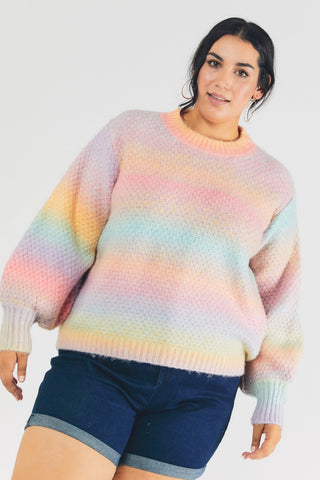 Pastel Ombré Sweater