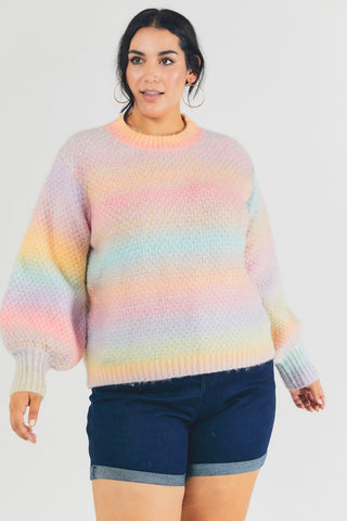 Pastel Ombré Sweater