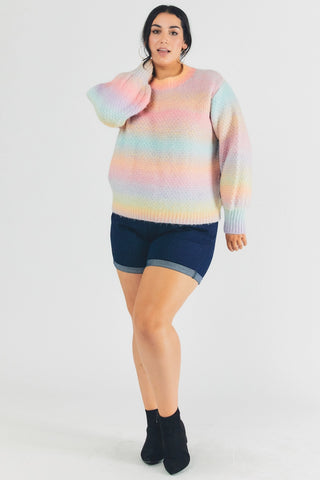 Pastel Ombré Sweater