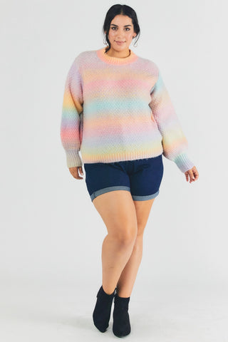 Pastel Ombré Sweater