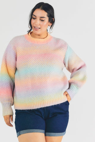 Pastel Ombré Sweater