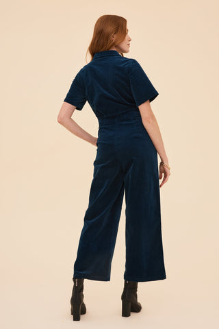 Petrol Velvet Freestyler Jumpsuit