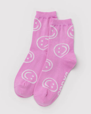 Crew Sock - Pink Happy