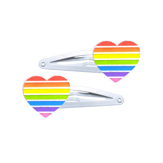 'Pride Flag' Hair Clips