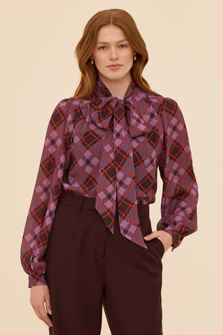 Renegade Tie Neck Blouse