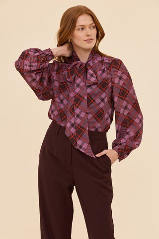 Renegade Tie Neck Blouse