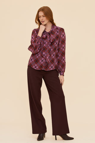 Renegade Tie Neck Blouse