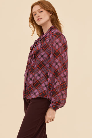 Renegade Tie Neck Blouse
