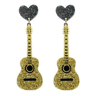 Superstar Guitar Earrings