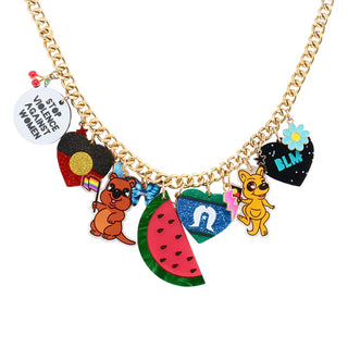 Social Justice Charm Necklace