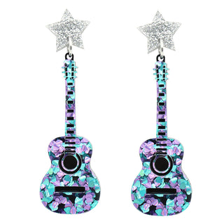 Superstar Guitar Earrings