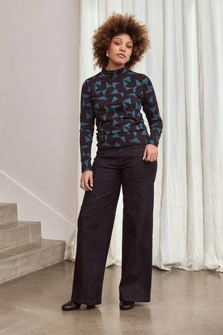 Tango Mock Neck Top