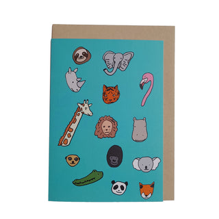 Animals card