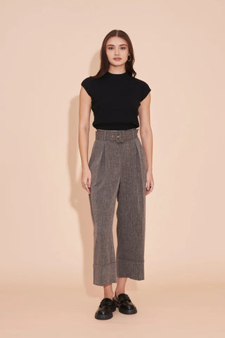 Think Outside The Box High Waisted Pants - Grey