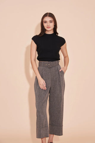 Think Outside The Box High Waisted Pants - Grey