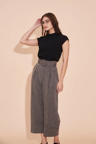 Think Outside The Box High Waisted Pants - Grey