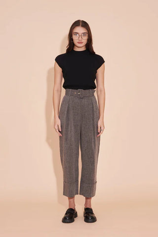 Think Outside The Box High Waisted Pants - Grey