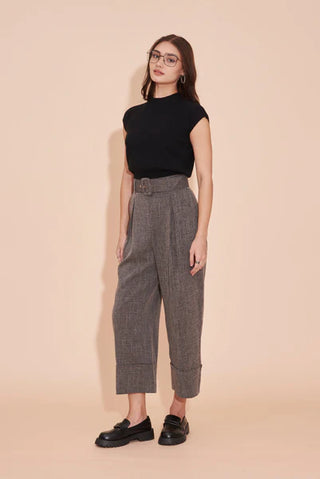 Think Outside The Box High Waisted Pants - Grey