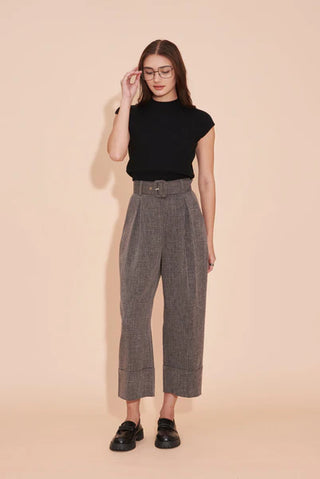 Think Outside The Box High Waisted Pants - Grey