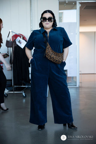 Petrol Velvet Freestyler Jumpsuit