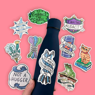 Go Ahead Underestimate Me Sticker