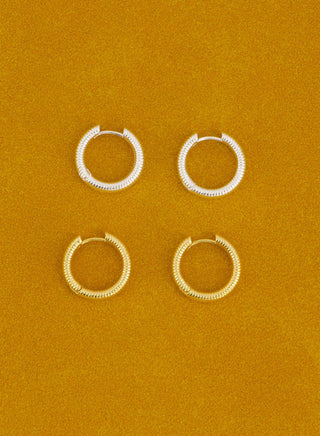 Snake Hoops • Gold
