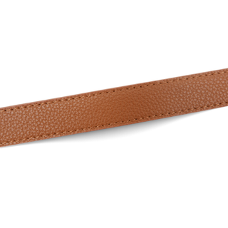 Marina Leather Knot Waist Belt - Tan