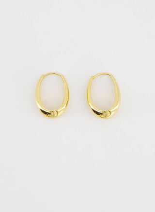 Teardrop Click Hoops • Gold
