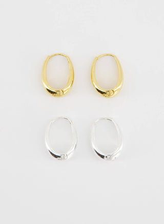 Teardrop Click Hoops • Gold