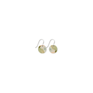 Kiasmin Aura Small Circle Drop Earrings